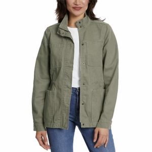 Cotton canvas anorak jacket